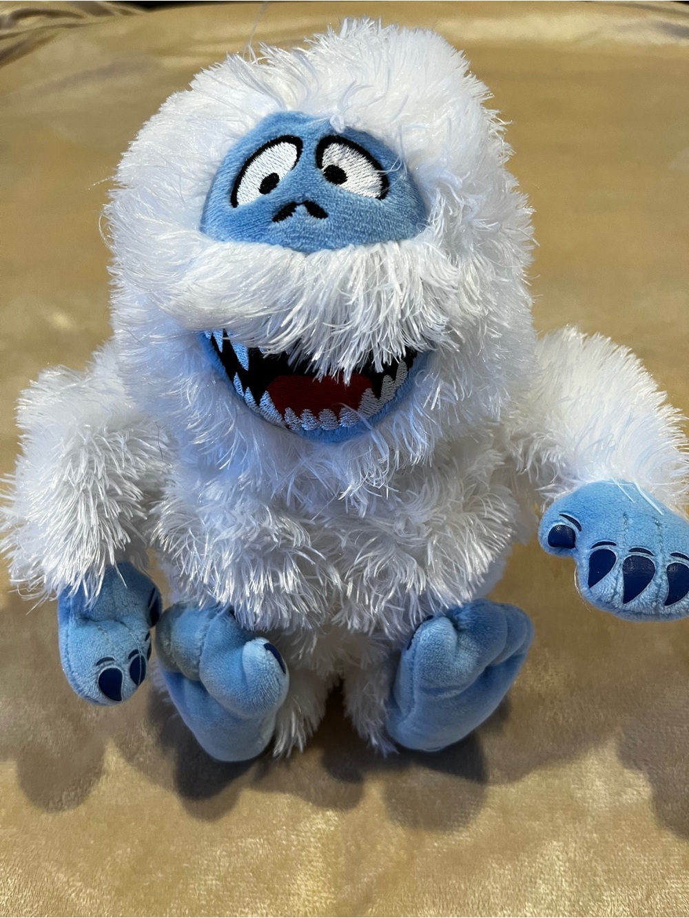 Dan-Dee Abominable Snowman Plush 11" White Blue Yeti Monster Stuffed Animal Toy